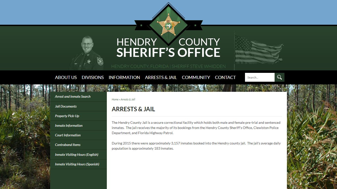Arrests & Jail - Welcome to Hendry County Sheriff