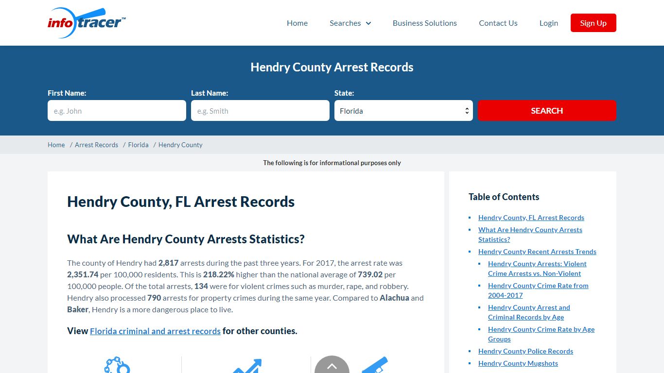 Hendry County, FL Arrests & Jail Inmate Search - InfoTracer